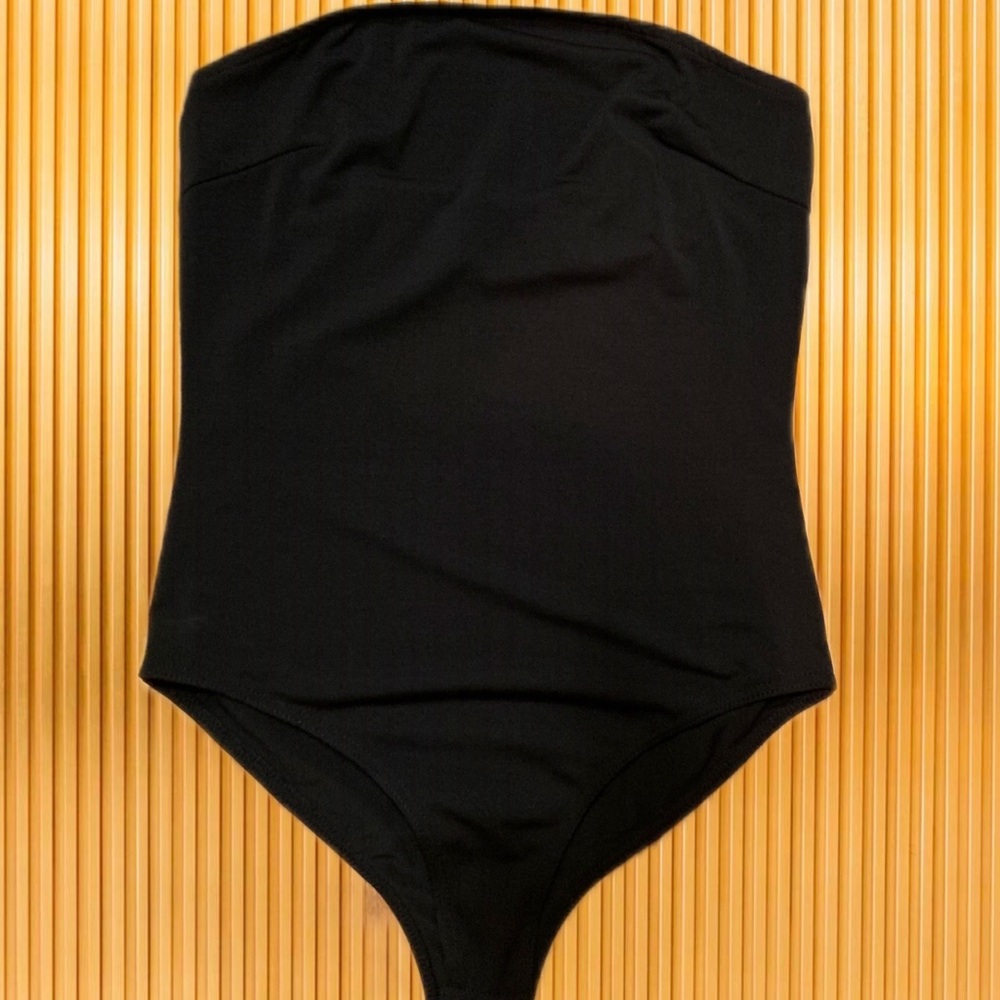 Wild Honey black strapless body suit